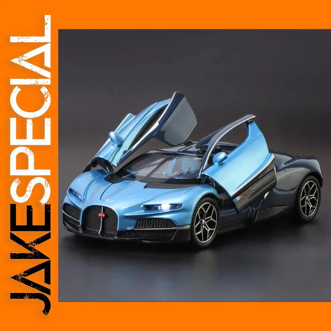 1:32 Bugatti V16 Supercar Diecast Model 1 1:32 Bugatti V16 Supercar Diecast Model