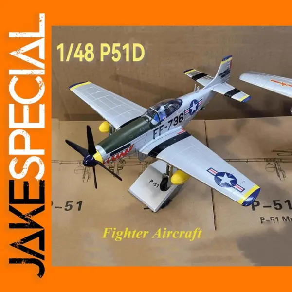 1/48 Scale P51D Fighter Aircraft Model