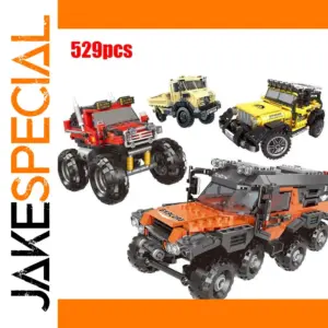 Off-Road Adventure Vehicle Building Blocks Set