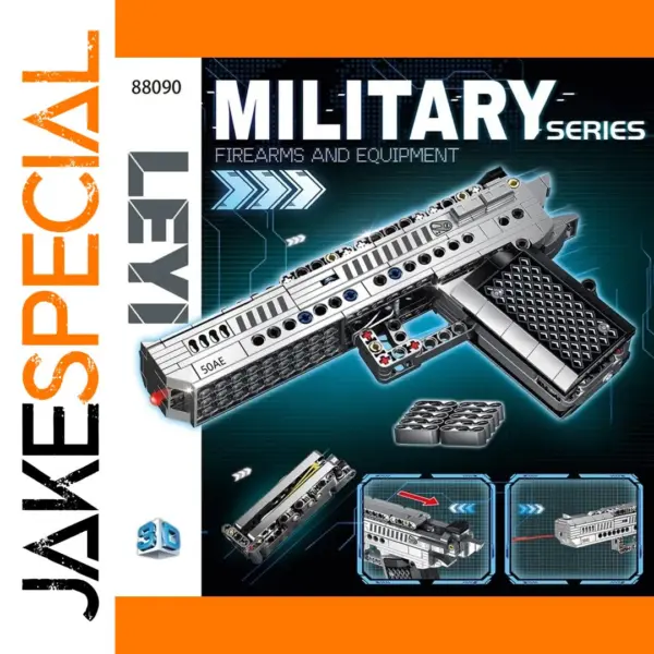 Desert Eagle AK47 Building Block Toy Gun