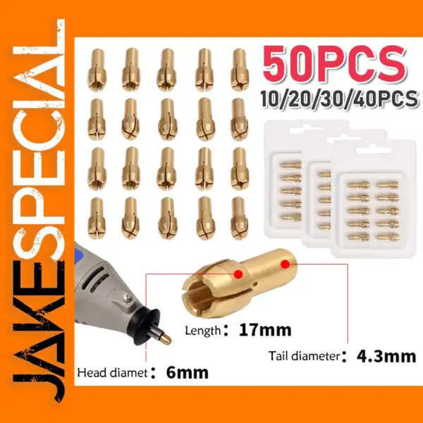 10pcs Mini Brass Collet Chucks for Dremel Tool