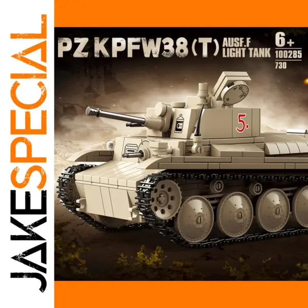 World War II Tiger Tank Building Blocks Set