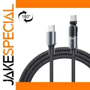 100W USB-C Rotating Fast Charging Cable for iPhone 15