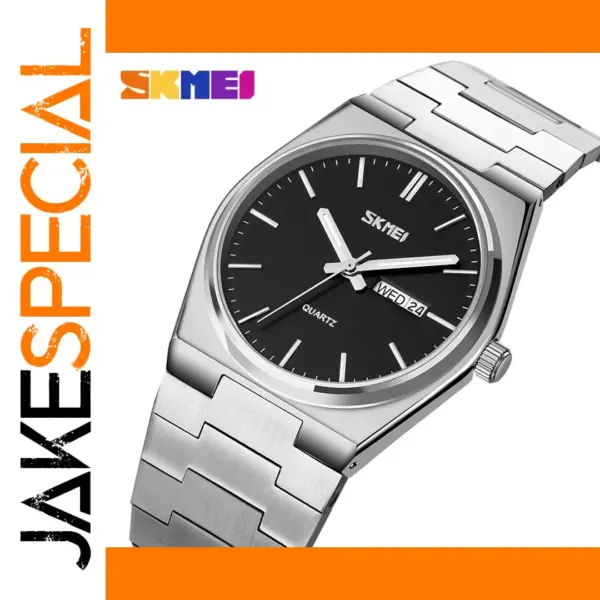 Waterproof Men's Quartz Watch Stainless Steel
