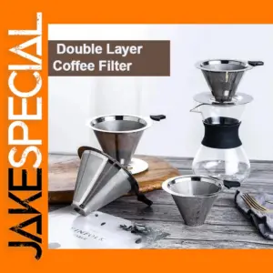 Double Layer Stainless Steel Coffee Filter