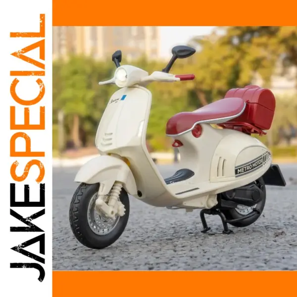 1:12 946 Model Retro Pedal Motorcycle Toy Alloy Diecast