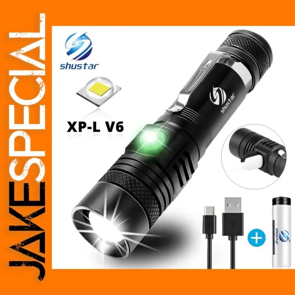 Ultra Bright Waterproof LED Flashlight 2000 Lumen