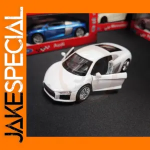 FR Stock — Welly 1:36 Audi R8 V10 Diecast Model Car White