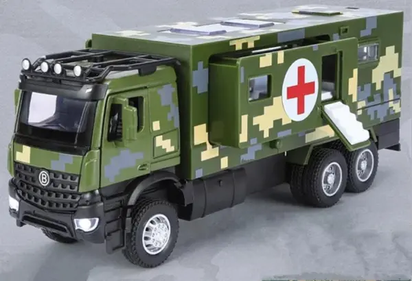 35 Alloy Rescue Medical Car Model for Collectors - Image 7
