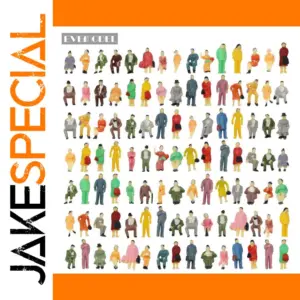 108pcs HO Scale Model People Figures Set