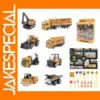 8pcs Alloy Construction Trucks Set with Accessories