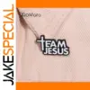 Team Jesus Enamel Pin Christian Faith Brooch