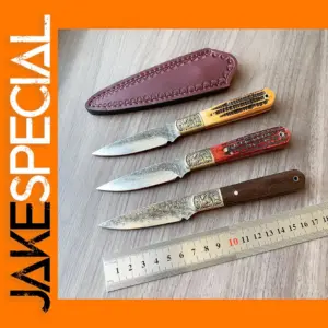VG10 Damascus Steel Fixed Blade Camping Knife