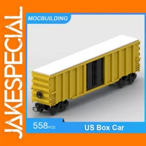 MOC Building Blocks Train Car Model Set