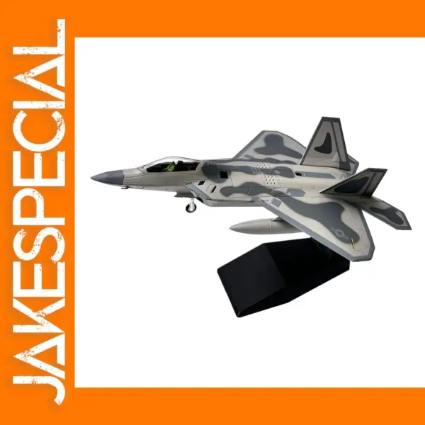 1/100 Scale F-22 Raptor Diecast Model Plane