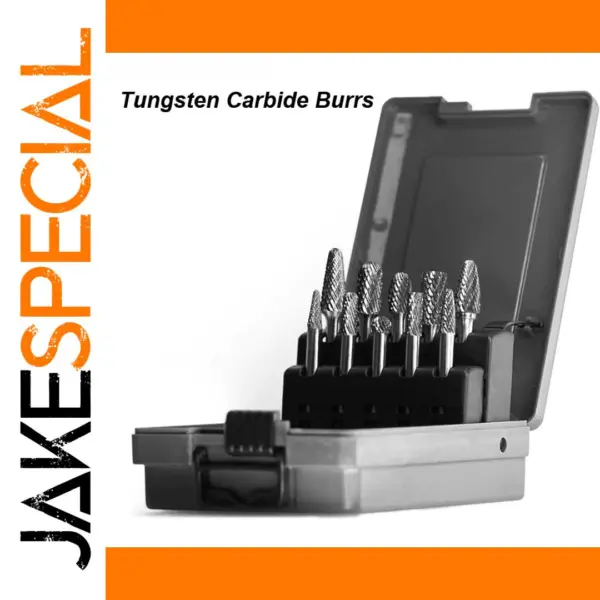 10pcs Tungsten Carbide Burr Set 6mm Shank