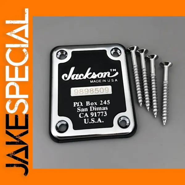 Guitar Neck Plate with Screws and Gasket