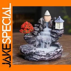 Waterfall Backflow Incense Burner Decor