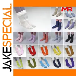 1/6 Scale Sports Stripe Socks for Action Figures