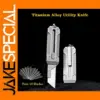 Titanium Alloy EDC Utility Knife with 10 Blades