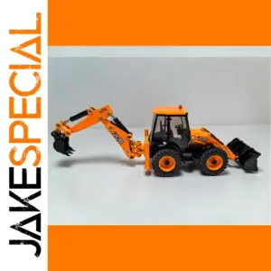 1:50 Scale Diecast Backhoe Loader Model