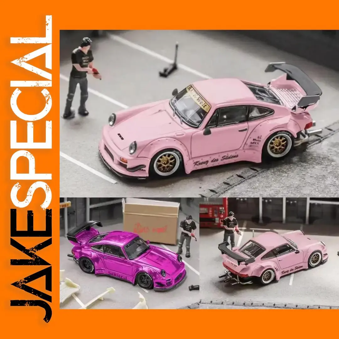 Star 1:64 RWB 930 964 Rear Wing Australian Pink Model 1 Star 1:64 RWB 930 964 Rear Wing Australian Pink Model