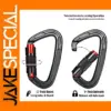 24KN Auto Lock Climbing Carabiner D Shape