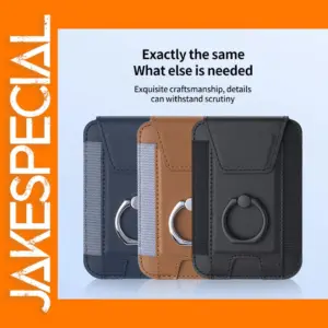 MagSafe Leather Ring Case for iPhone 12-16