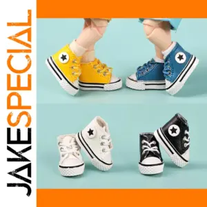 1:12 Dollhouse High Top Canvas Shoes