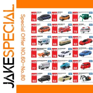 Takara Tomy 1:64 Diecast Cars Set 61-80