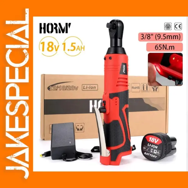 18V Cordless Electric Ratchet Wrench Set