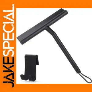 Silicone Shower Squeegee with Hook and Handle