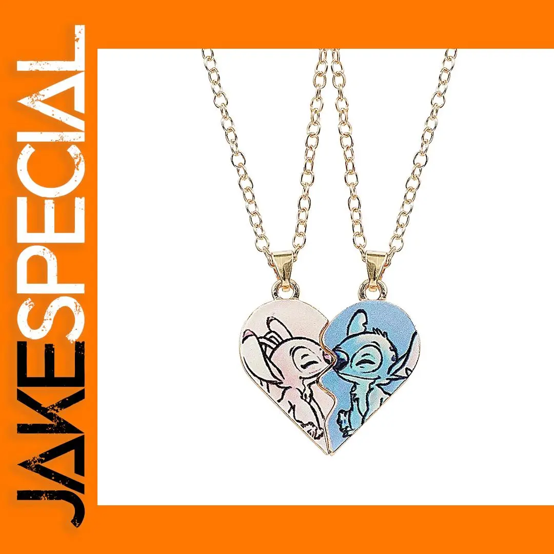 Couples Heart Pendant Friendship Necklace 1 Couples Heart Pendant Friendship Necklace