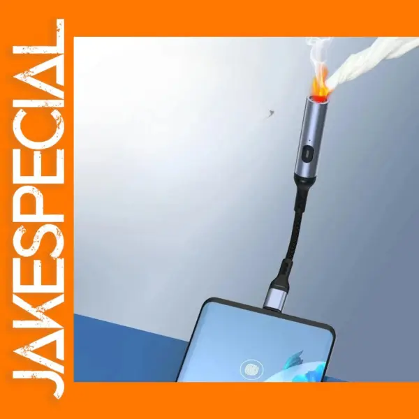 Metal Rechargeable Windproof Lighter Tool