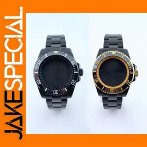 Men's GMT Black Watch Case 40.5mm for NH34/NH36 Movements