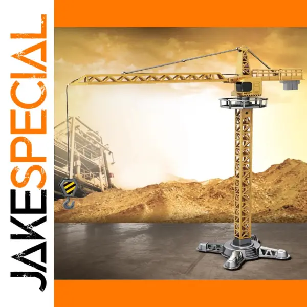 1:55 Scale Tower Crane Model in Metal