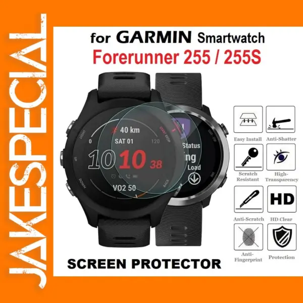 5PCS Garmin Forerunner 255 Tempered Glass Protectors