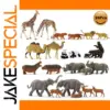 24pcs HO Scale Animal Figurines Set 1:87