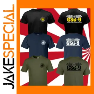 GSG 9 Germany Swat T-Shirt Men Casual Streetwear