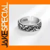 Vintage Gothic Silver Adjustable Vine Ring