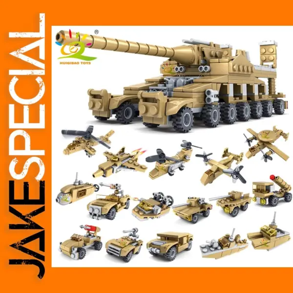 544PCS Military Tank Building Blocks Set