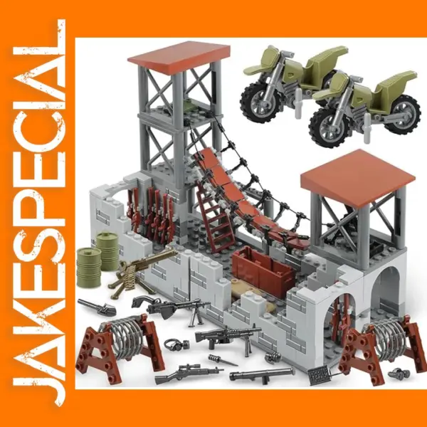 Military Base Building Block Set for Kids