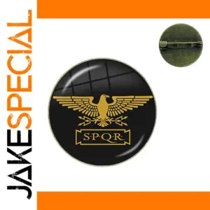 Retro SPQR Roman Empire Legions Brooch Pin