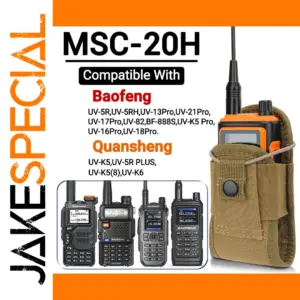 Tactical Walkie Talkie Pouch for Outdoor Use