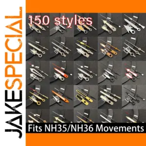 NH36 Watch Hands Black/Rose Gold for NH35/NH36 Movements