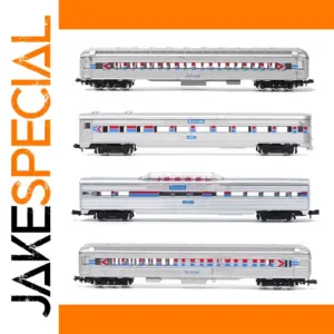 Diecast Nscale 1/160 Amtrak Passenger Car Model