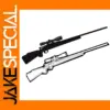 Remington M700 Sniper Rifle Paper Model 1:1 Scale