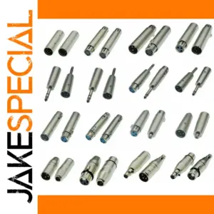 XLR 3-Pin Female to 3.5mm Audio Adapter