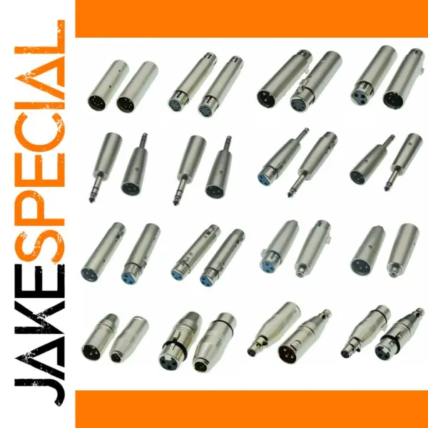 XLR 3-Pin Female to 3.5mm Audio Adapter
