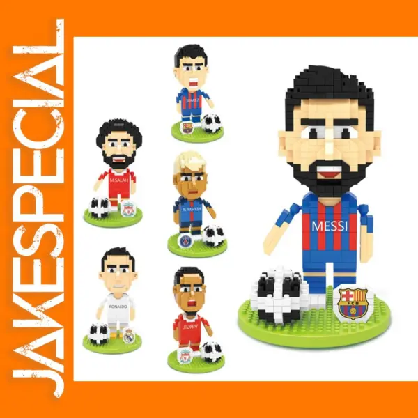 Football Player Mini Figures Building Blocks Set